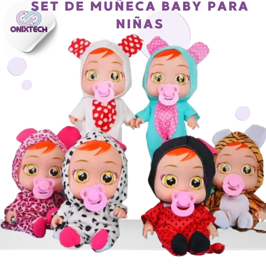 SET DE MUÑECA BABY PARA NIÑAS